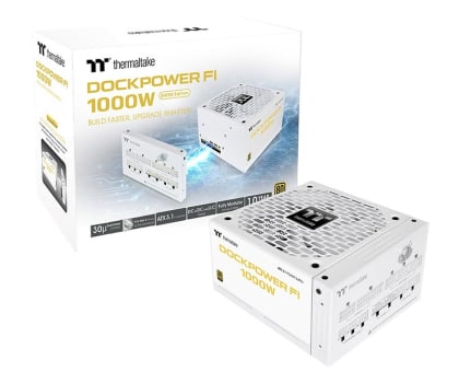 Thermaltake Dockpower FI 1000W 80 Plus Gold modular ATX3.1 Gen5 Snow